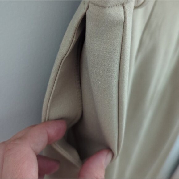 RACHEL  ZOE | Women's Tan Front Slit Stretchy Midi Skirt NWOT - Picture 4 of 5